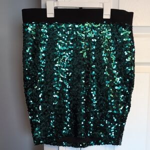Torrid Bodycon Sequin Skirt - 0X